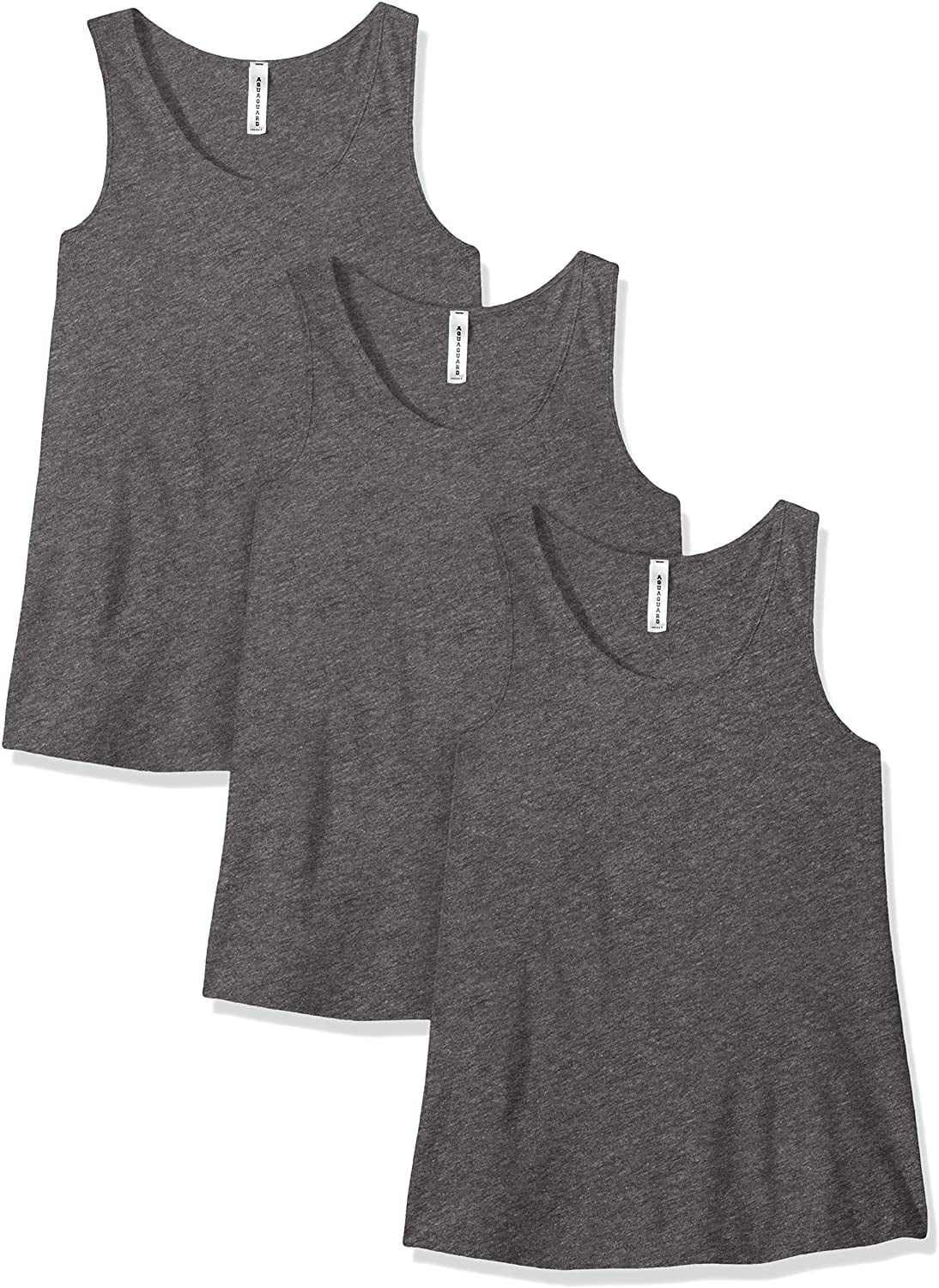 Aquaguard Women's Relaxed Racerback Premium Jersey Tank (3 Pack)