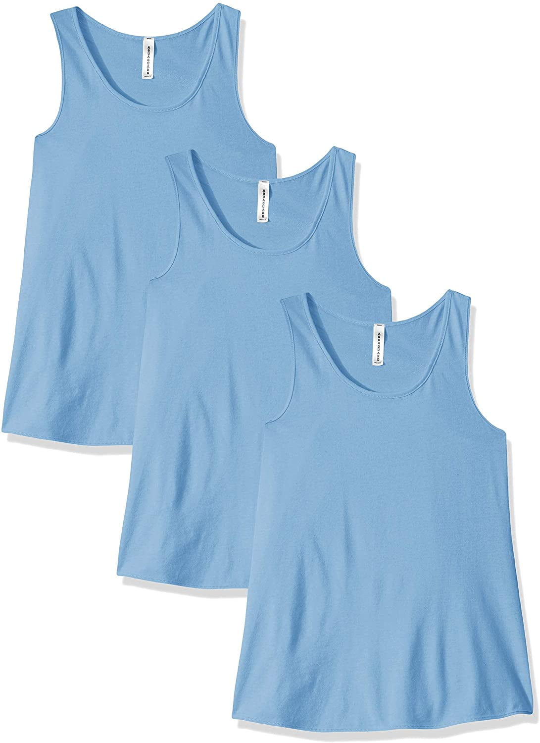 Aquaguard Women's Relaxed Racerback Premium Jersey Tank (3 Pack)