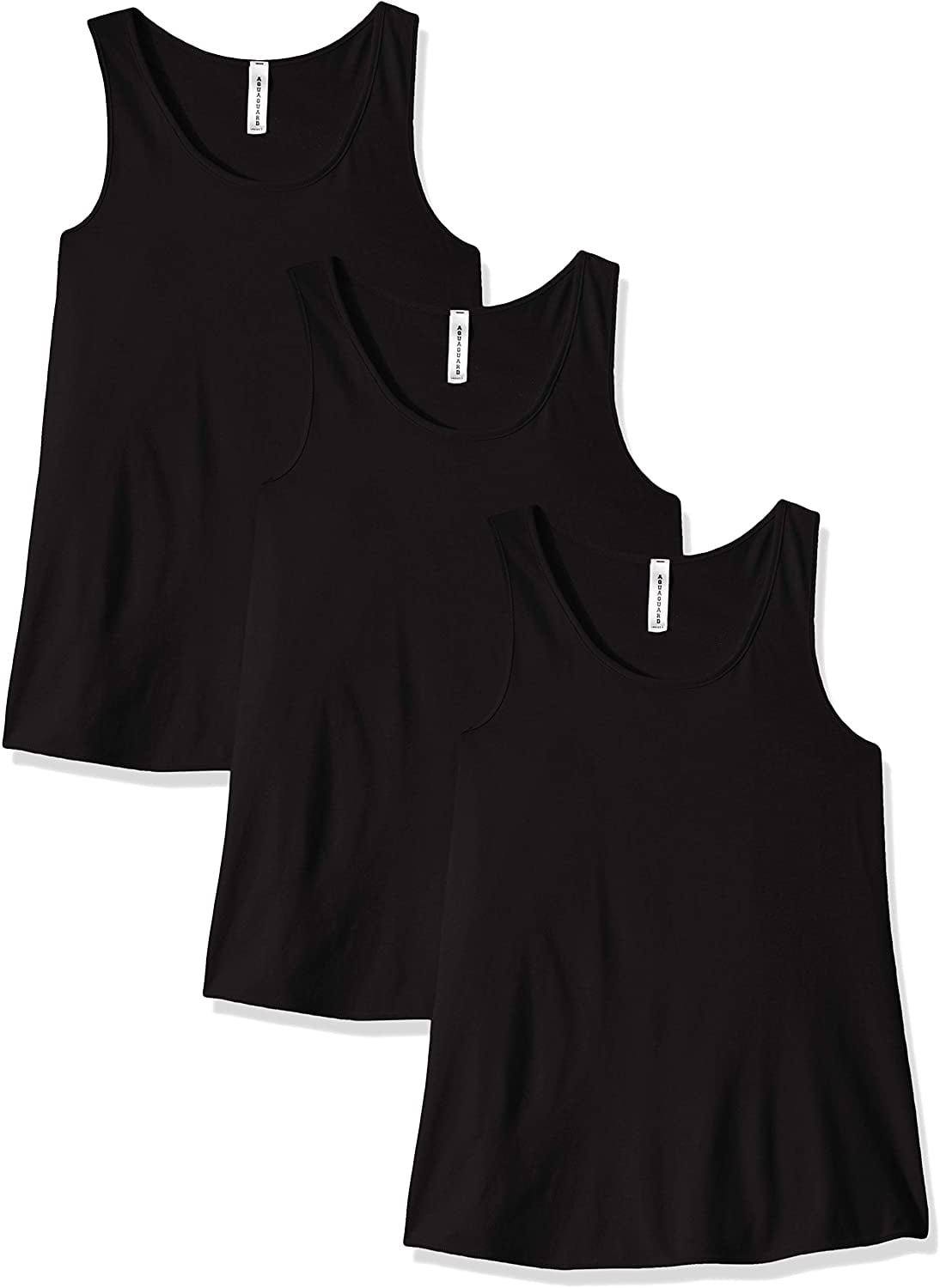 Aquaguard Women's Relaxed Racerback Premium Jersey Tank (3 Pack)