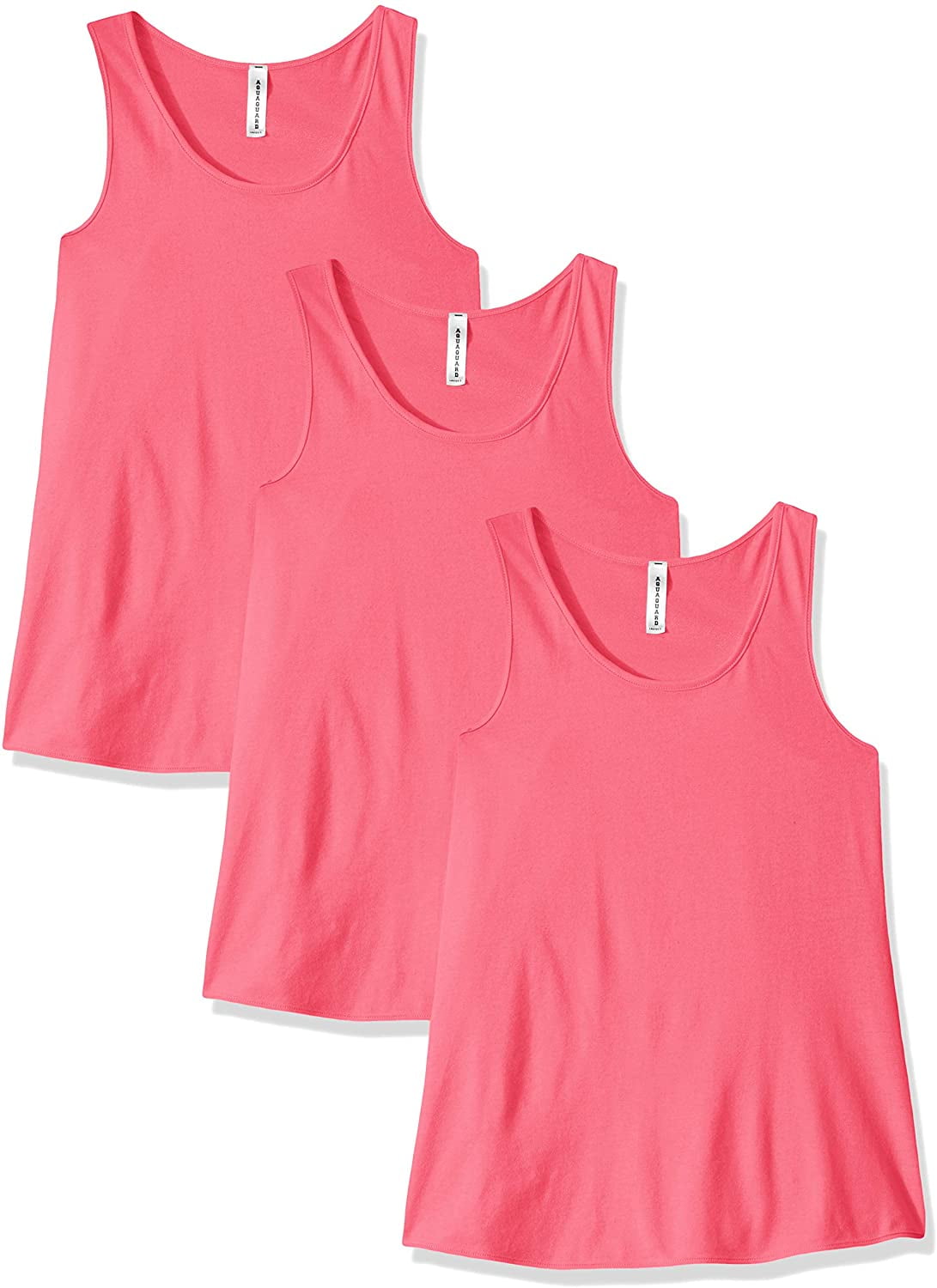 Aquaguard Women's Relaxed Racerback Premium Jersey Tank (3 Pack)