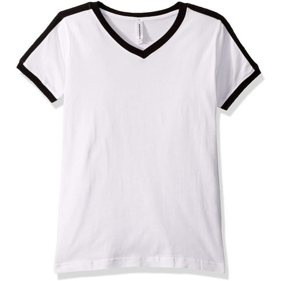 Aquaguard Women's Soccer Ringer Fine Jersey T-Shirt (3 Pack)