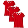 thumbnail image 1 of Aquaguard Women's Soccer Ringer Fine Jersey T-Shirt (3 Pack), 1 of 1