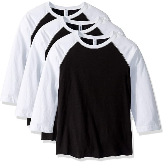 Aquaguard Women's Vintage Fine Jersey Baseball T-Shirt (3 Pack)