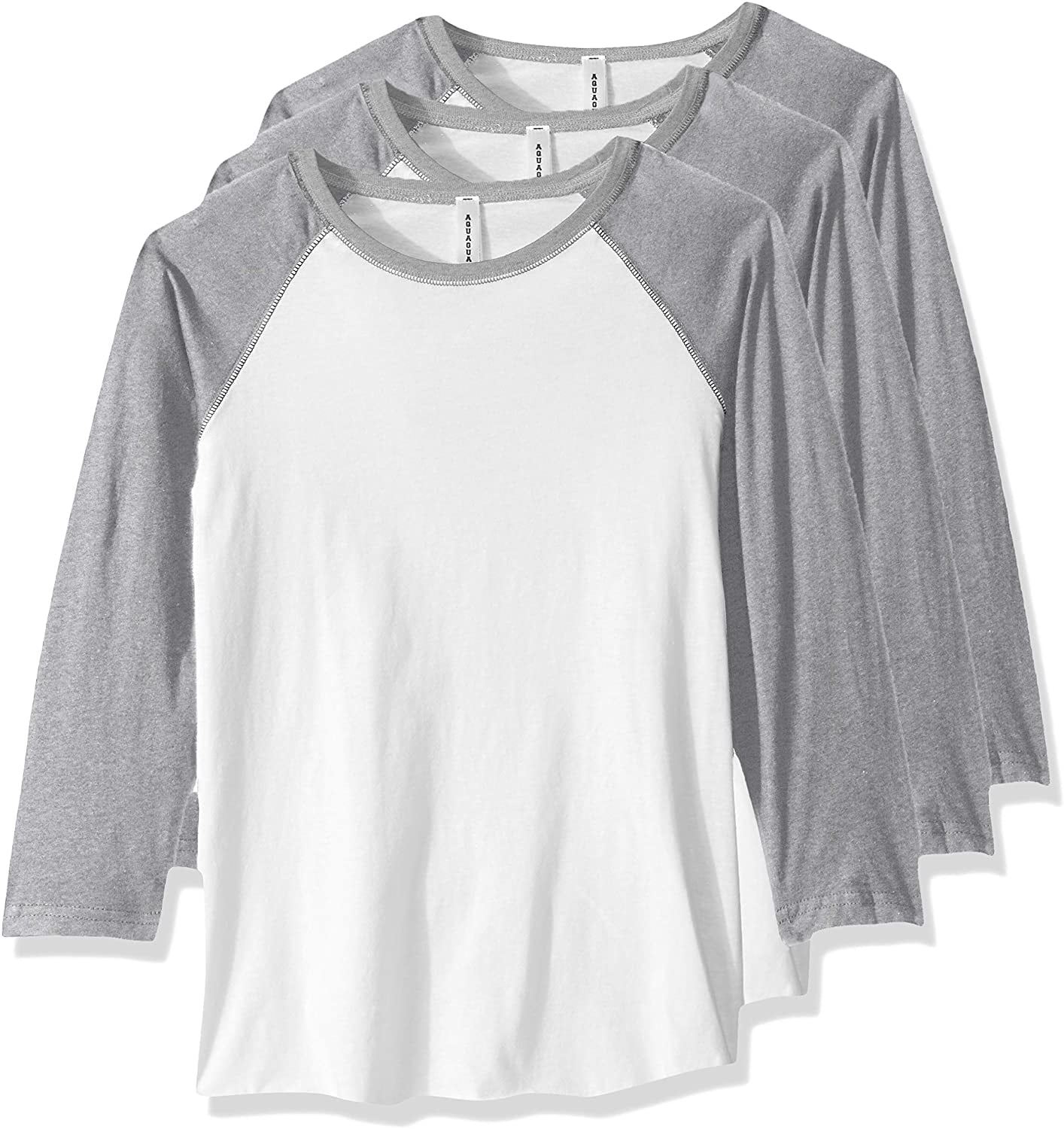 Aquaguard Women's Vintage Fine Jersey Baseball T-Shirt (3 Pack)