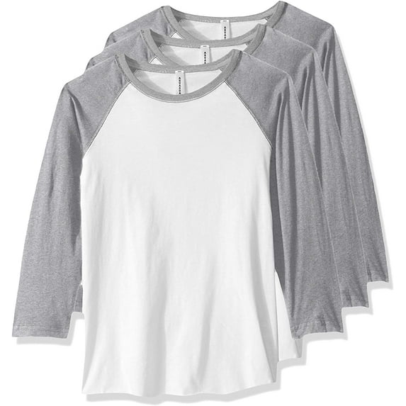 Aquaguard Women's Vintage Fine Jersey Baseball T-Shirt (3 Pack)