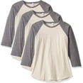 thumbnail image 1 of Aquaguard Women's Vintage Fine Jersey Baseball T-Shirt (3 Pack), 1 of 1