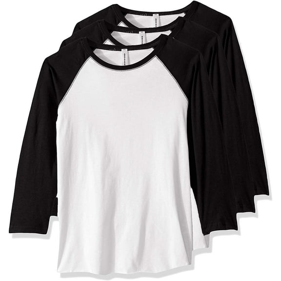 Aquaguard Women's Vintage Fine Jersey Baseball T-Shirt (3 Pack)