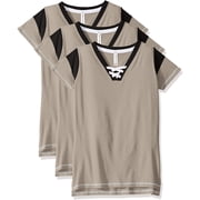 Aquaguard Women's Vintage Fine Jersey Gameday LacE-Up T-Shirt 3 Pack