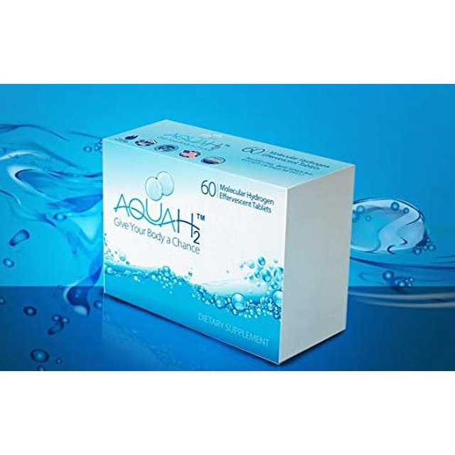 Aquah2 Molecular Hydrogen Tablets 60 Hydrogen Water Tablets by Aquah2