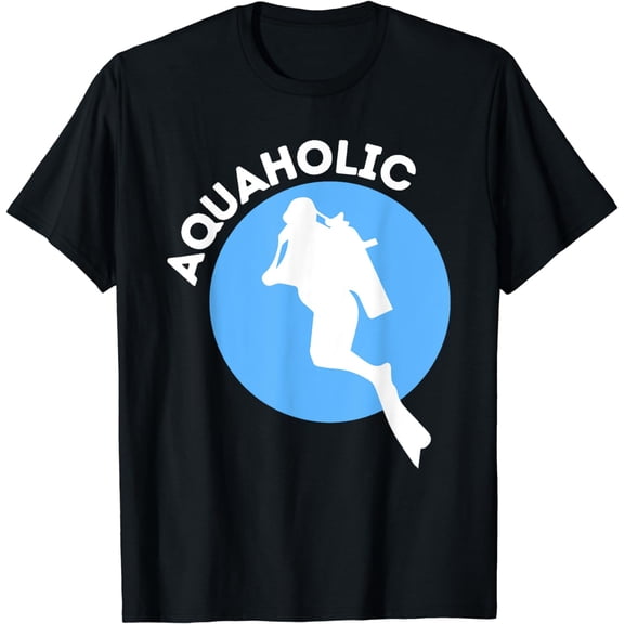Aquaholic - Funny Scuba Diving & Diver Snorkeling T-Shirt