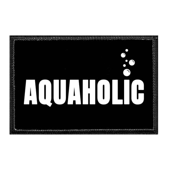 Aquaholic - Removable Patch