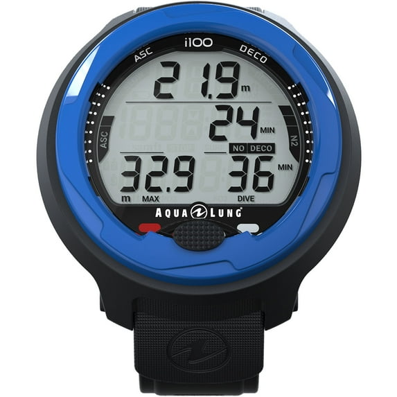 AQUALUNG i100 Wrist Dive Computer - Blue