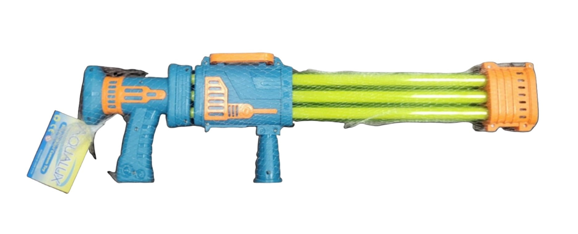 Aqualux Stretch Water Cannon Pump Blaster Triple Action Spray Water Gun, Blue