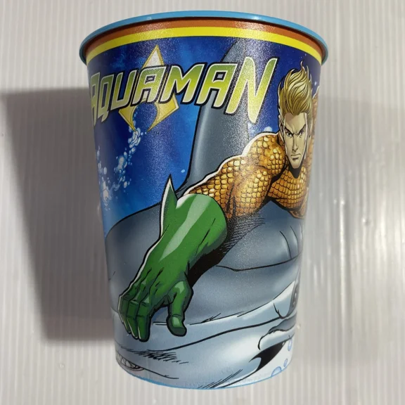 Aquaman 16Oz Plastic Party Cup Reusable Justice League New Free Shipping