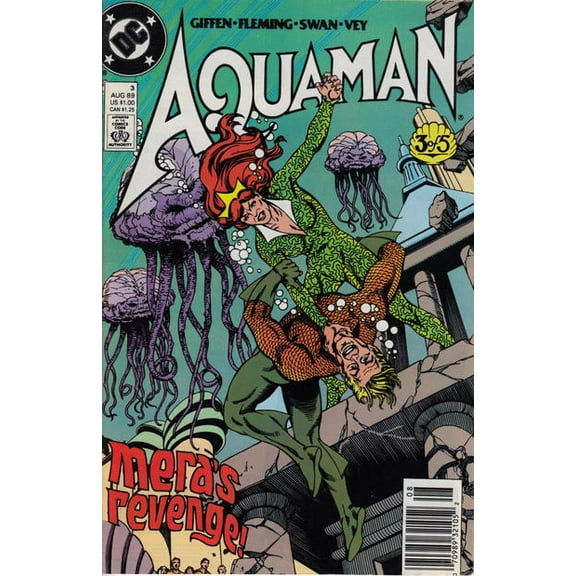 Aquaman (3rd Series) #3 (Newsstand) VF ; DC Comic Book