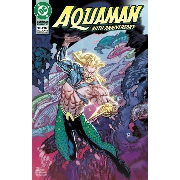 Aquaman 80th Anniversary 100-page Super Spectacular #1 (one Shot) Cvr G Yvel Guichet 1990s Var DC Comics Comic Book