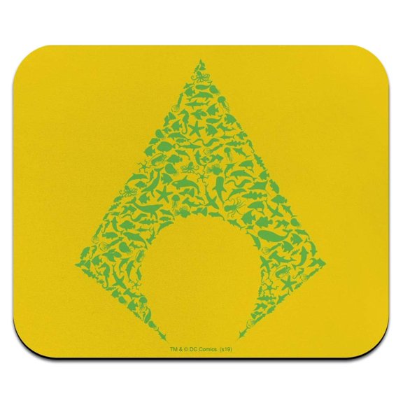 Aquaman Aquaman Icons Logo Low Profile Thin Mouse Pad Mousepad