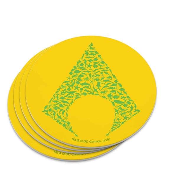 Aquaman Aquaman Icons Logo Novelty Coaster Set