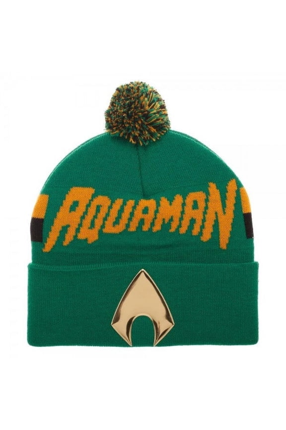 Aquaman Chrome Weld Knit Beanie