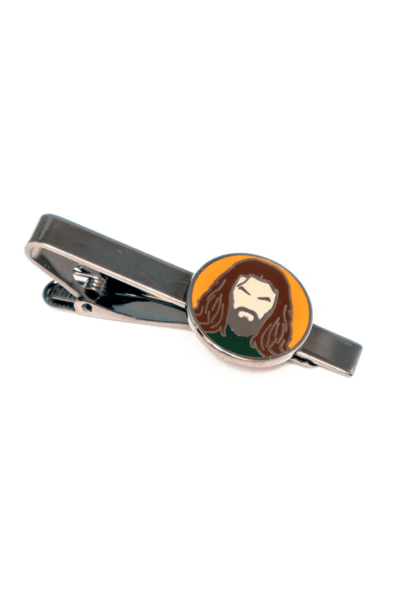 Aquaman Cufflinks, Superheroes Tie Clip, Groomsmen Jewelry, Men’s Wedding Gifts