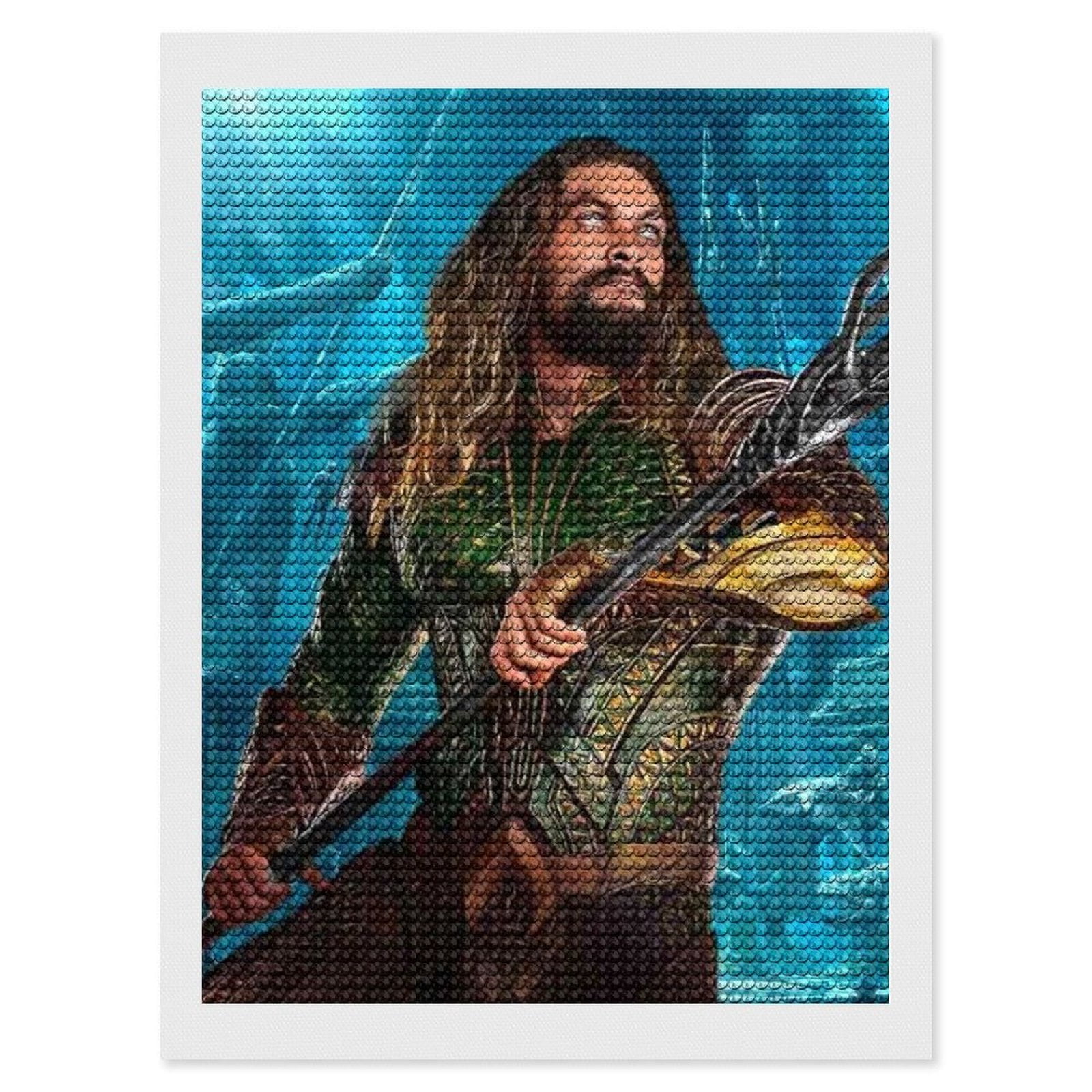 Diamond Art Kits For Adults - Classic Movie Scenes, Full Drill Round Rhinestone Painting, 50x40cm