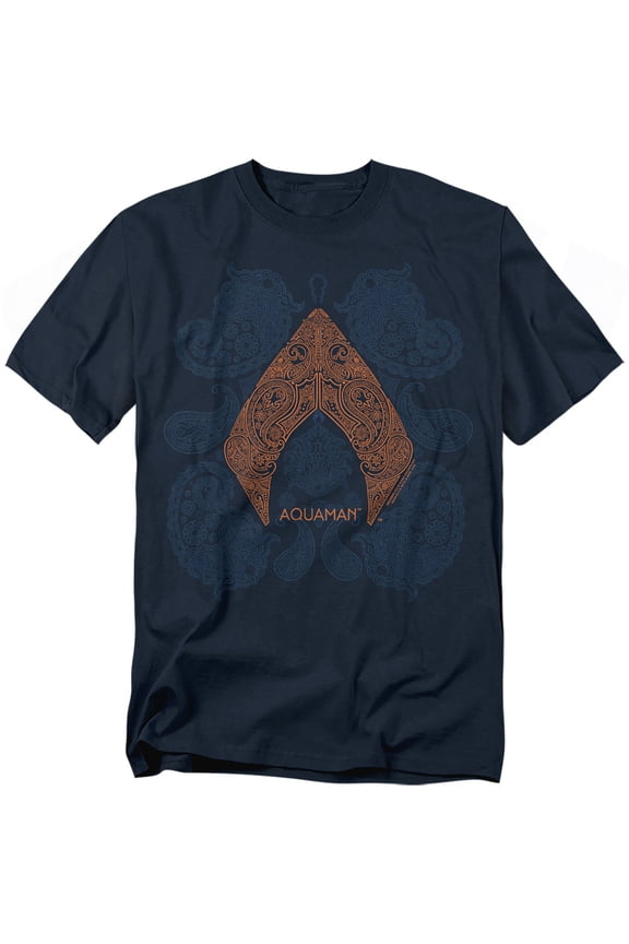 Movie T-Shirt Aqua Paisley Unisex Graphic Tee For Men & Women