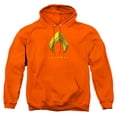 thumbnail image 1 of Aquaman Movie Aquaman Logo Adult Pullover Hoodie Sweatshirt Orange, 1 of 1