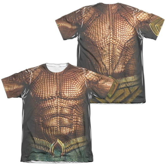 Aquaman Movie - Aquaman Uniform (Front/Back Print) - Short Sleeve Shirt - XXX-Large