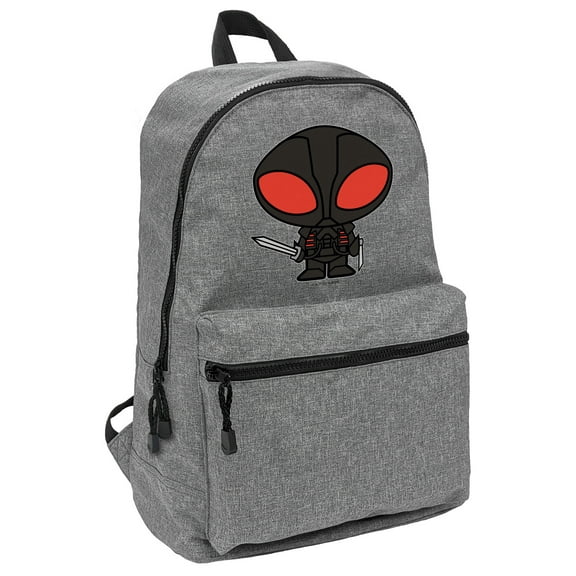 Aquaman Movie Black Manta Chibi Character Lightweight Backpack for Work School Daily Use Packable for Travel