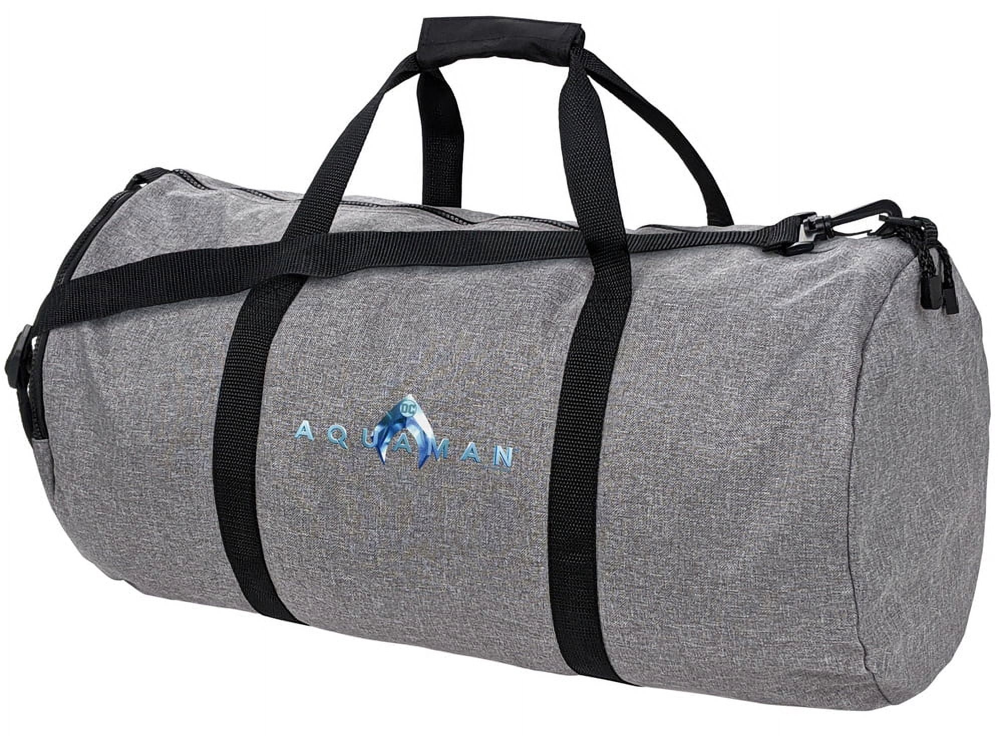 Aquaman Movie Logo Lightweight Duffel Bag for Sports and Gym Packable for Travel
