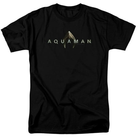 Aquaman Movie Logo S/S Adult 18/1 T-Shirt Black
