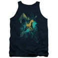 thumbnail image 1 of Aquaman Movie Make A Splash Adult Tank Top Navy, 1 of 1