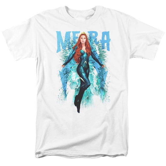 Aquaman Movie Mera S/S Adult 18/1 T-Shirt White