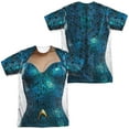 thumbnail image 1 of Aquaman Movie Mera Uniform Unisex Adult Sublimated Costume T Shirt (Front/Back), X-Large Multicolor, 1 of 2
