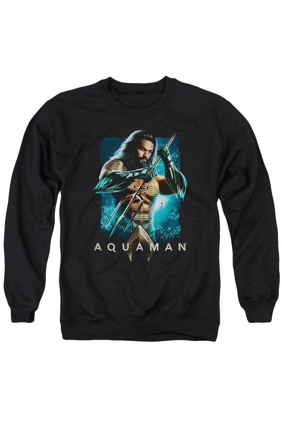 Aquaman Movie - Trident - Crewneck Sweatshirt - Medium