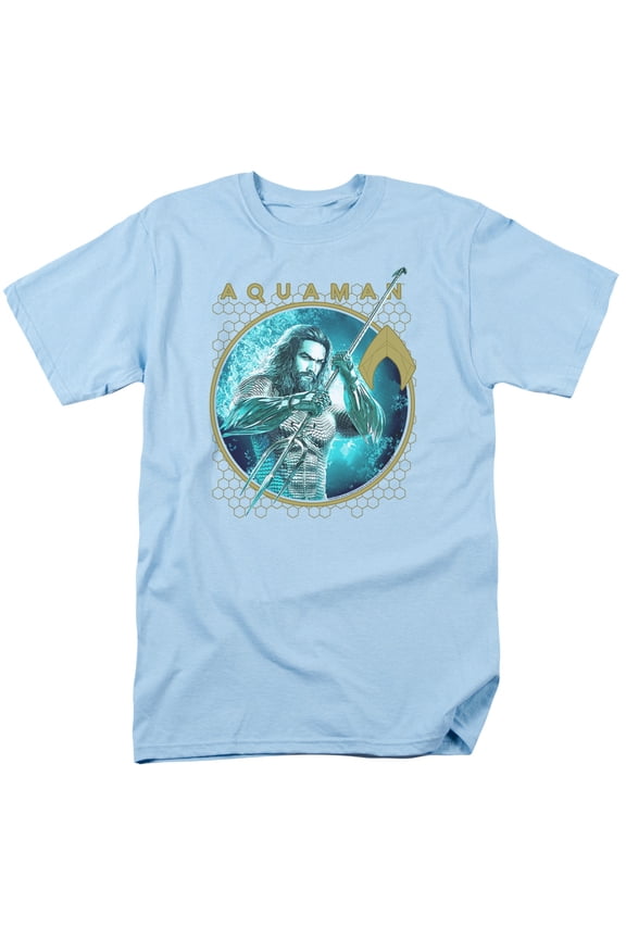 Aquaman Movie - Trident Of Neptune - Short Sleeve Shirt - Small
