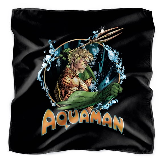 Aquaman Ruler of the Seas Bandana (21 in x 21 in)