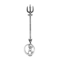 thumbnail image 1 of Aquaman Trident Pewter Keychain, 1 of 2