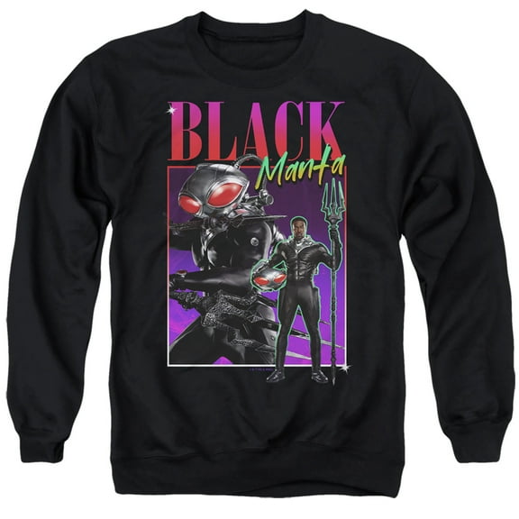 Aquaman and the Lost Kingdom 90'S Style Black Manta Unisex Adult Crewneck Sweatshirt