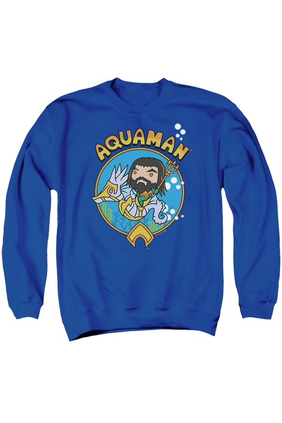 Aquaman and the Lost Kingdom Chibi Aquaman Unisex Adult Crewneck Sweatshirt