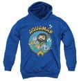 thumbnail image 1 of Aquaman and the Lost Kingdom Chibi Aquaman Youth Kids Boy/Girls Pull-Over Hoodie, 1 of 5