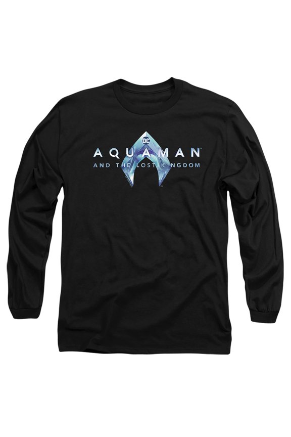 Aquaman and the Lost Kingdom Logo Unisex Adult Long-Sleeve T Shirt