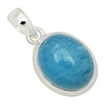thumbnail image 1 of Aquamarine 925 Sterling Silver Pendant Jewelry ALLP-6119, 1 of 1
