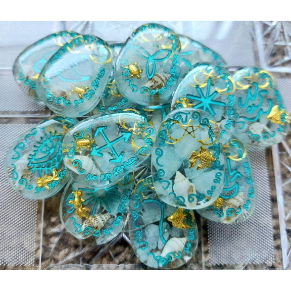 Aquamarine Crystal Rune set