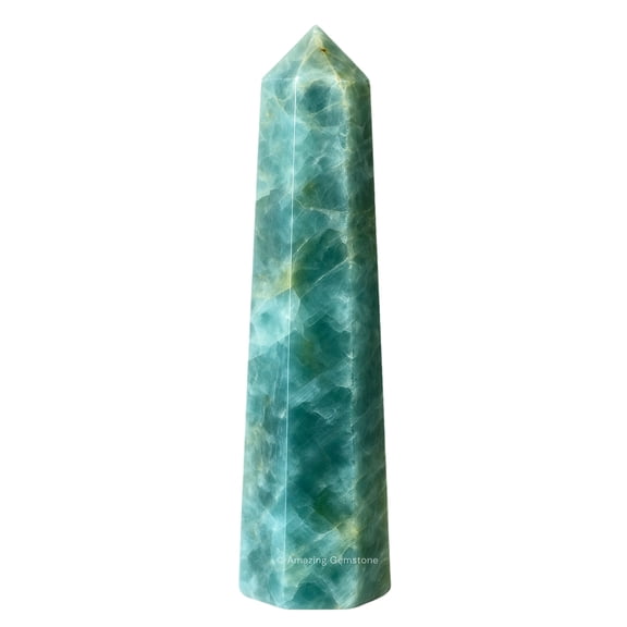 Aquamarine Crystal Tower Obelisk Point (2" to 3" INCH)