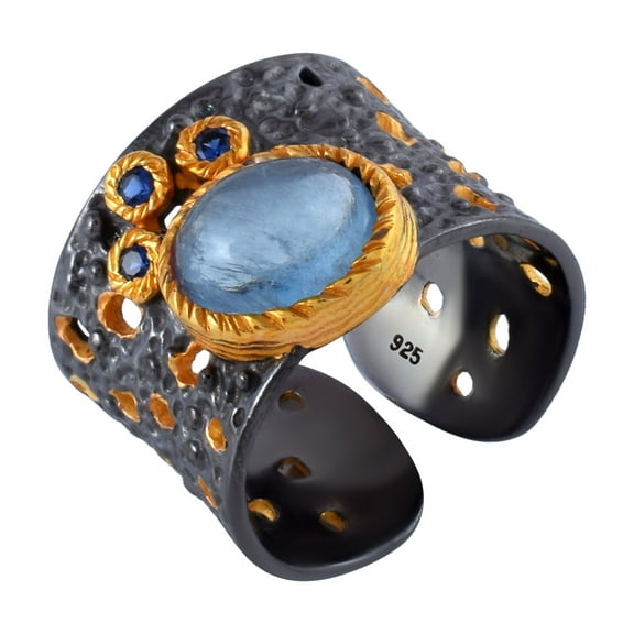 Aquamarine Gemstone Ring
