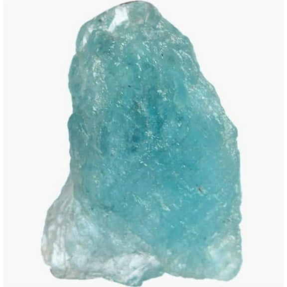 Aquamarine Healing Crystal 1 Pc,Natural Rough Stones Crystal,Raw Aqua Sky Aquamarine Stone,Aquamarine for Jewelry Making,Chunky Loose Gemstone for Fountain Rocks