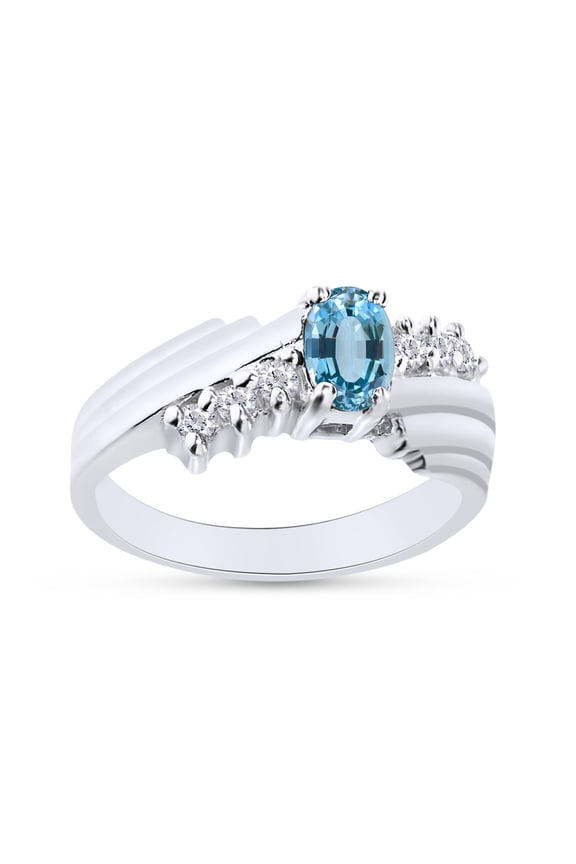 Aquamarine Ring Moissanite Rings Engagement Ring 925 Sterling Silver Ring Gift for him