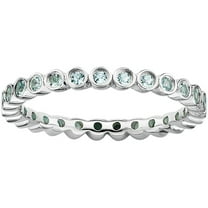 Aquamarine Sterling Silver Ring