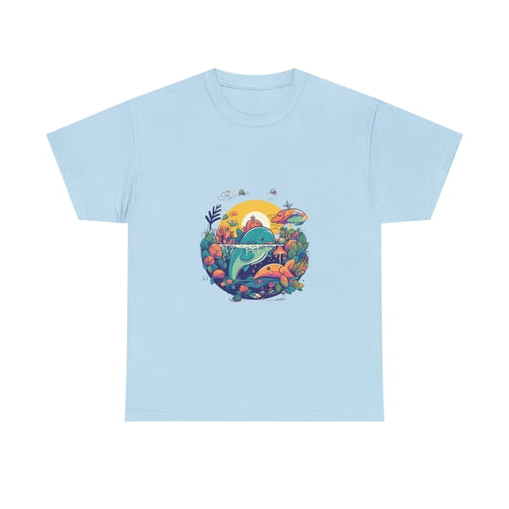 Aquamarine Unisex Heavy Cotton Tee